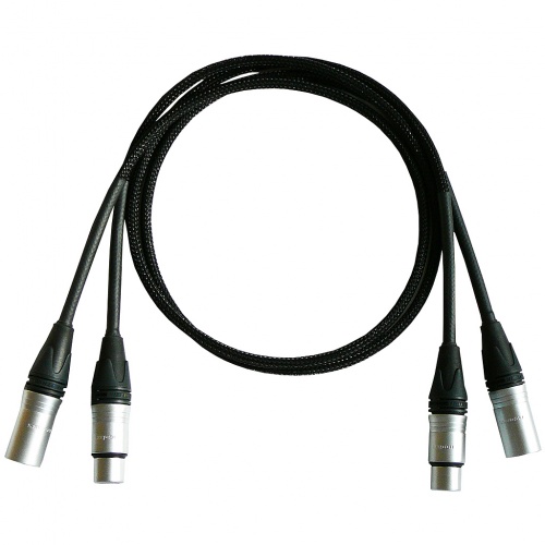 Silver Mogwai 2 XLR to 2 XLR Interconnect Cable