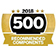 2019 500 RECOMMENDED COMPONENTS