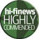 HI-FI NEWS COMMENDED